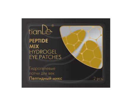 TianDe Hydrogelové polštářky na oční víčka „Mix peptidů”