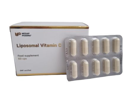 Liposomální vitamín C 60 kapslí + tekutý vitamín B12 zdarma